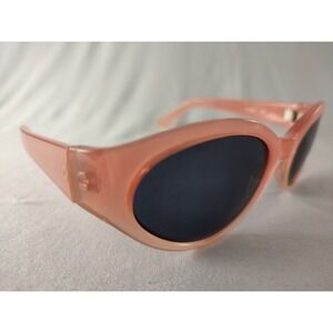 A.J.‎ Morgan Women's Peach Pink Cat Eye Sunglasses Dark Gray Lenses Retro Style